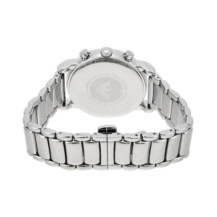 Emporio Armani Men's Luigi Silver Chronograph Watch - AR11132 - Image 4